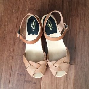 Swedish Hasbeens “Kringlan” Heeled Sandal